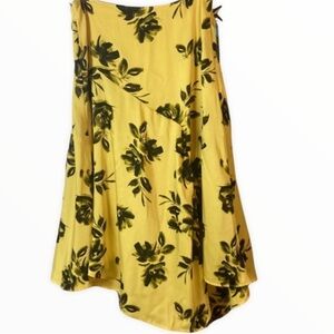 Worthington Floral Satin Skirt